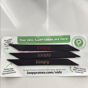 Set of 3 Suoer Loops for Loopy Phone Case
